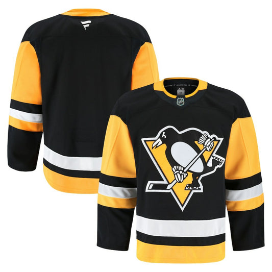Pittsburgh Penguins Fanatics Home Authentic Pro Jersey - Black | NHL Jerseys