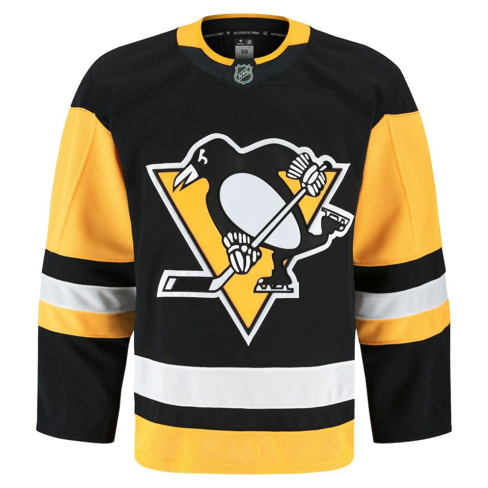 Pittsburgh Penguins Fanatics Home Authentic Pro Jersey - Black | NHL Jerseys