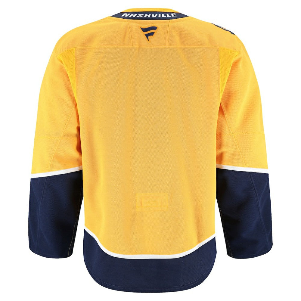 Nashville Predators Fanatics Home Authentic Pro Jersey - Yellow | NHL Jerseys