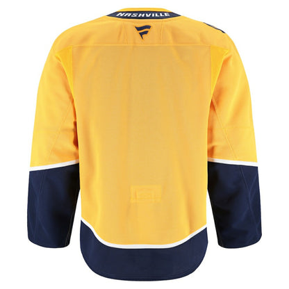Nashville Predators Fanatics Home Authentic Pro Jersey - Yellow | NHL Jerseys