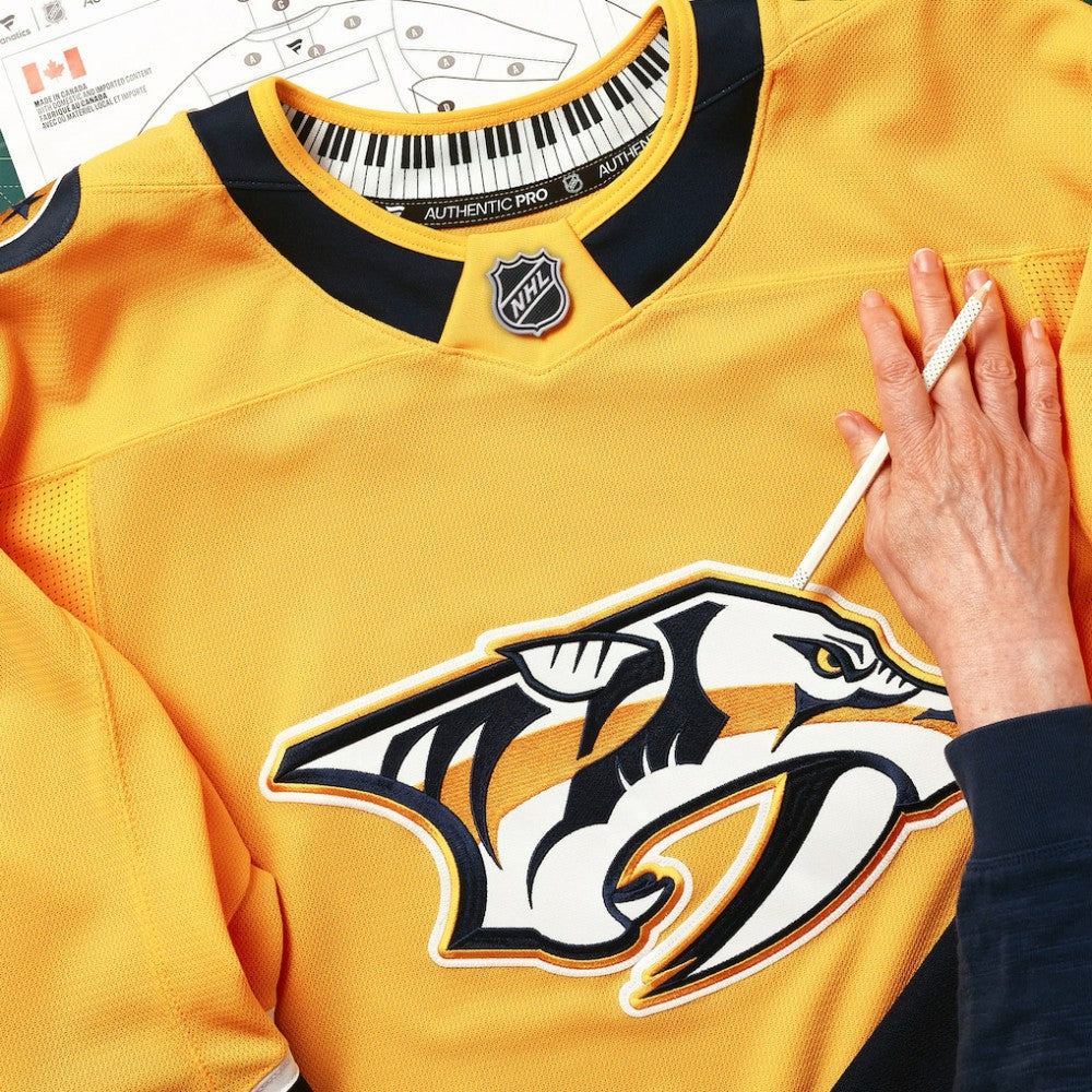 Nashville Predators Fanatics Home Authentic Pro Jersey - Yellow | NHL Jerseys