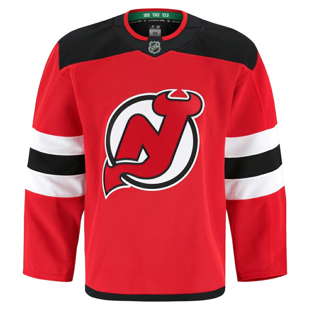 New Jersey Devils Fanatics Home Authentic Pro Jersey - Red | NHL Jerseys
