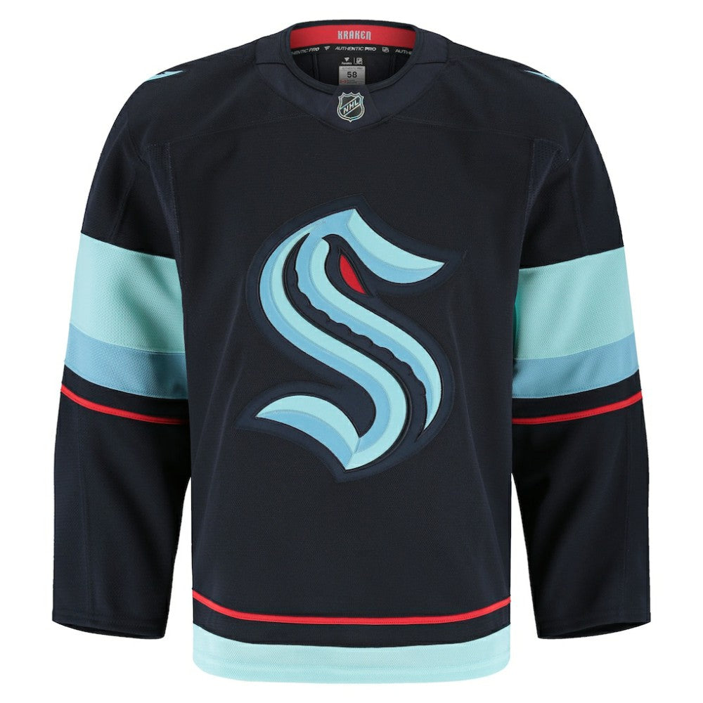 Seattle Kraken Fanatics Home Authentic Pro Jersey - Deep Sea Blue | NHL Jerseys