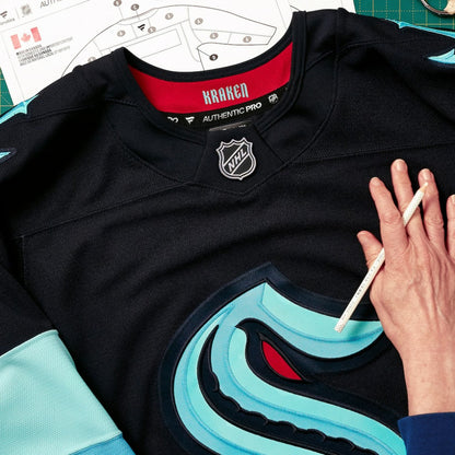 Seattle Kraken Fanatics Home Authentic Pro Jersey - Deep Sea Blue | NHL Jerseys