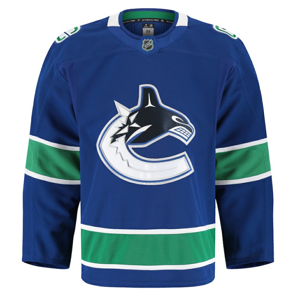 Vancouver Canucks Fanatics Home Authentic Pro Jersey - Blue | NHL Jerseys