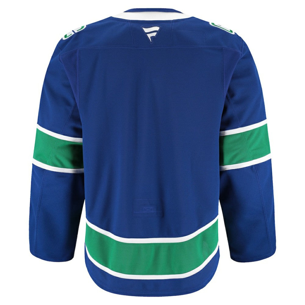 Vancouver Canucks Fanatics Home Authentic Pro Jersey - Blue | NHL Jerseys