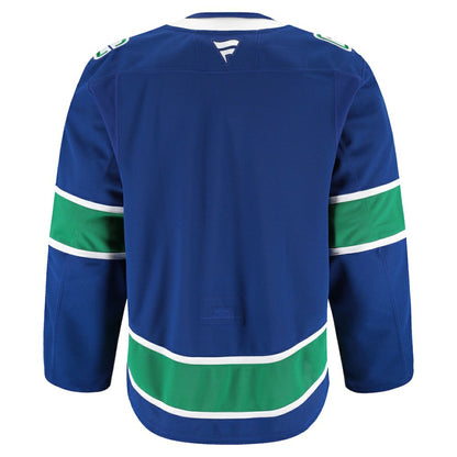 Vancouver Canucks Fanatics Home Authentic Pro Jersey - Blue | NHL Jerseys