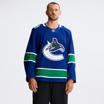 Vancouver Canucks Fanatics Home Authentic Pro Jersey - Blue | NHL Jerseys