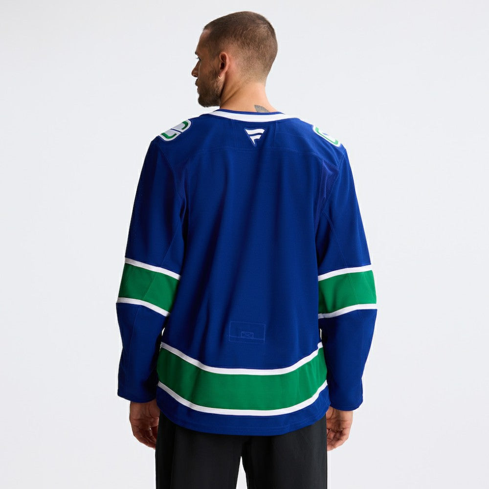 Vancouver Canucks Fanatics Home Authentic Pro Jersey - Blue | NHL Jerseys