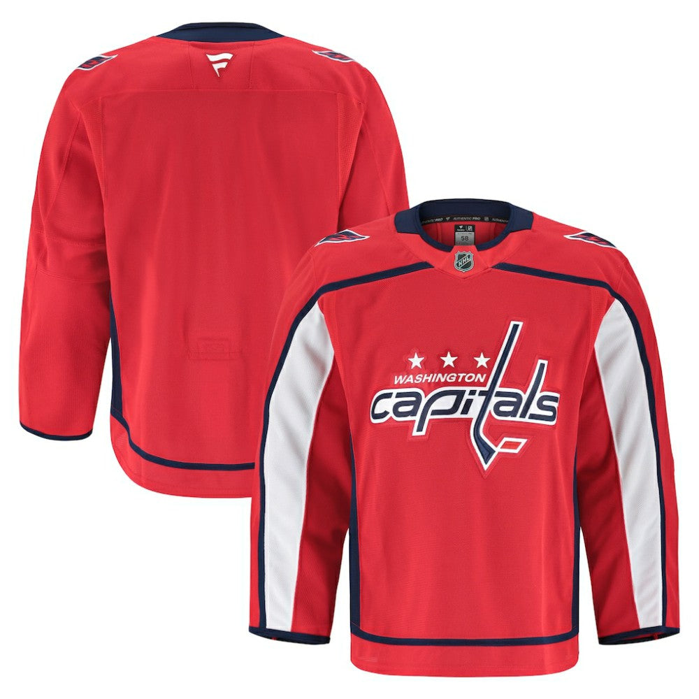 Washington Capitals Fanatics Home Authentic Pro Jersey - Red | NHL Jerseys