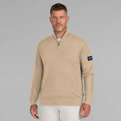 Dallas Cowboys J. Palmer Franchise Quarter-Zip Sweater Tan - NFL