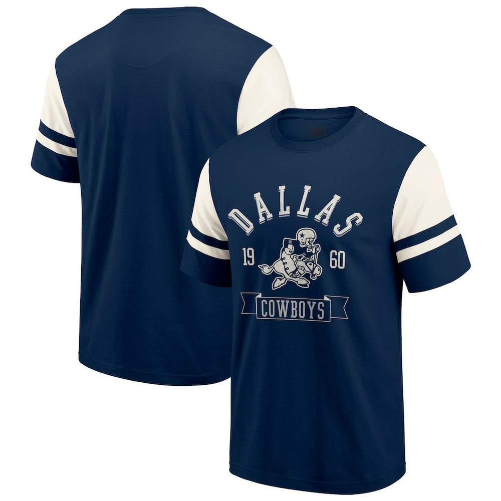 Dallas Cowboys Darius Rucker Collection Throwback T-Shirt Navy - Fanatics