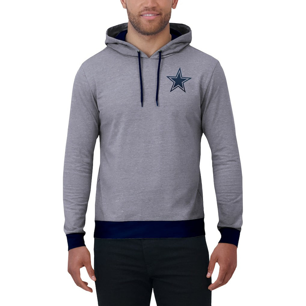 Dallas Cowboys Darius Rucker Collection Tonal Knit Pullover Hoodie Navy - Fanatics