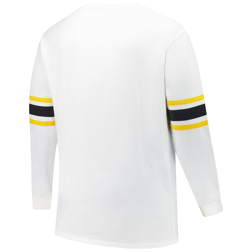Pittsburgh Steelers '47 Big & Tall Premier Brex Long Sleeve T-Shirt White - 47 brand