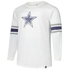Dallas Cowboys '47 Big & Tall Premier Brex Long Sleeve T-Shirt White - 47 brand