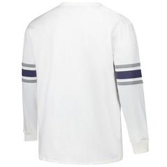 Dallas Cowboys '47 Big & Tall Premier Brex Long Sleeve T-Shirt White - 47 brand