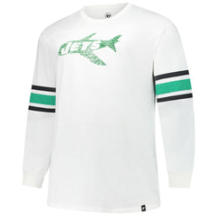 New York Jets '47 Big & Tall Premier Brex Long Sleeve T-Shirt White - 47 brand