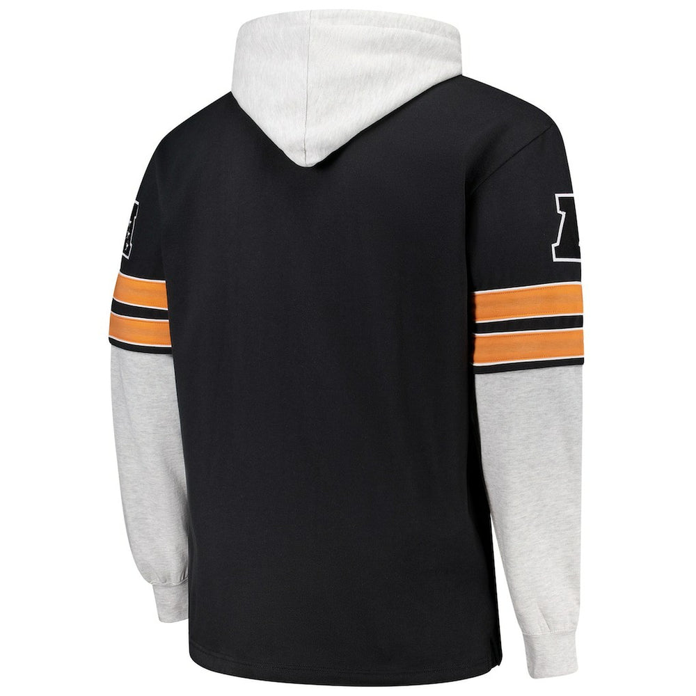 Cincinnati Bengals '47 Big & Tall Lacer Pullover Hoodie Black - 47 brand
