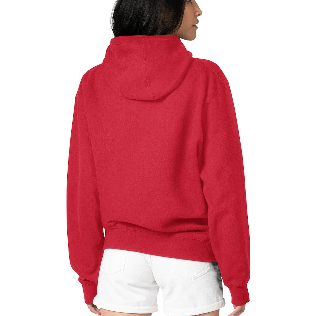 Kansas City Chiefs G-III 4Her by Carl Banks Women's Flowers Team Logo Graphic Fleece Pullover Hoodie Red - NFL