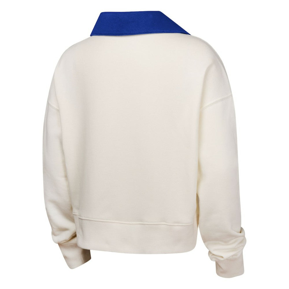 Philadelphia Phillies Girls Youth Ballpark Hit Collared V-Neck Pullover Sweatshirt Sale