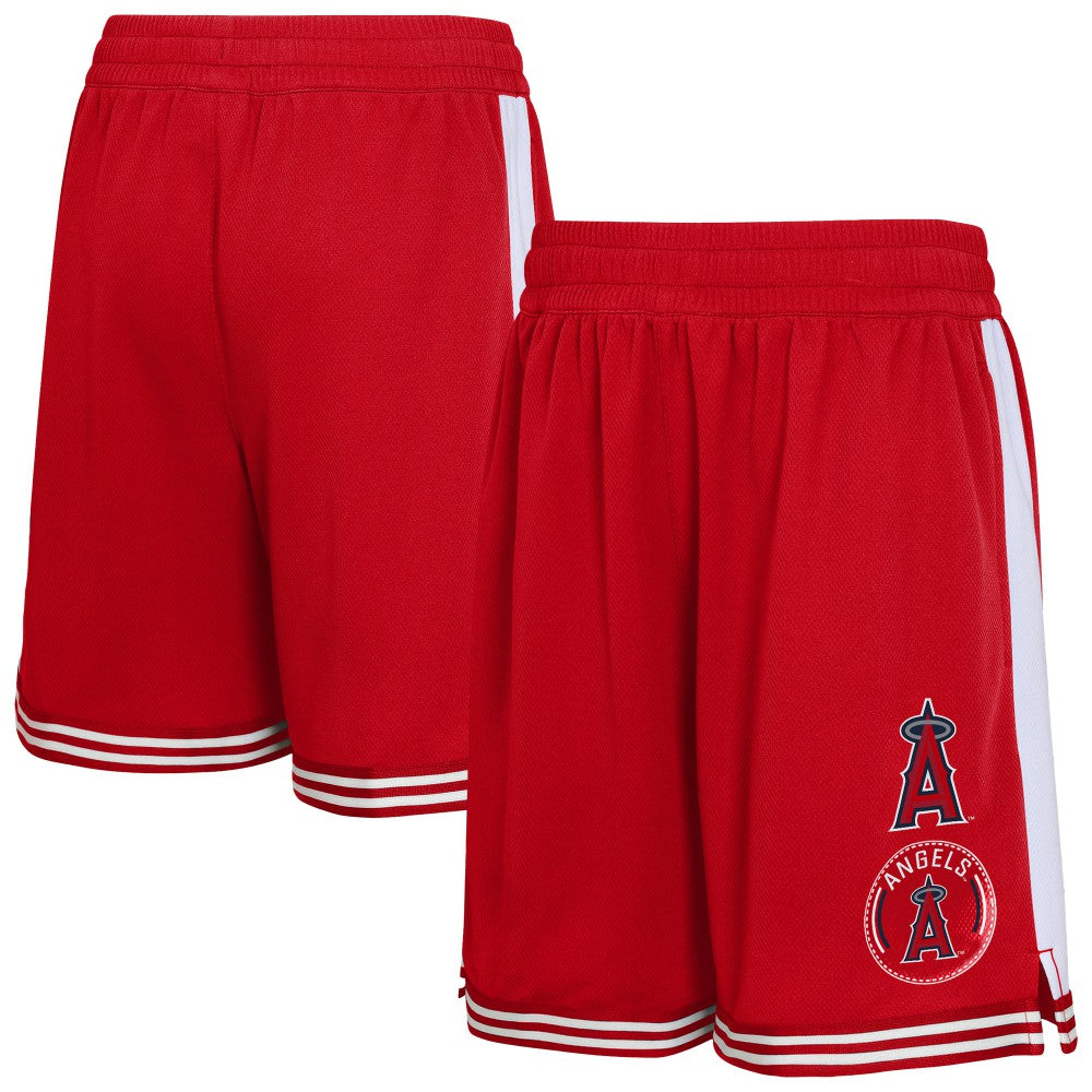 Los Angeles Angels Youth Infielder Shorts Lifestyle