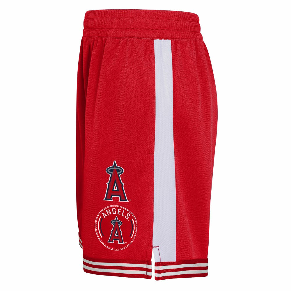 Los Angeles Angels Youth Infielder Shorts Lifestyle