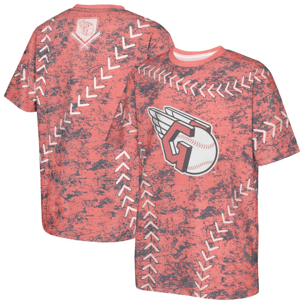 Cleveland Guardians Youth Slide Score Bold T-Shirt Sale