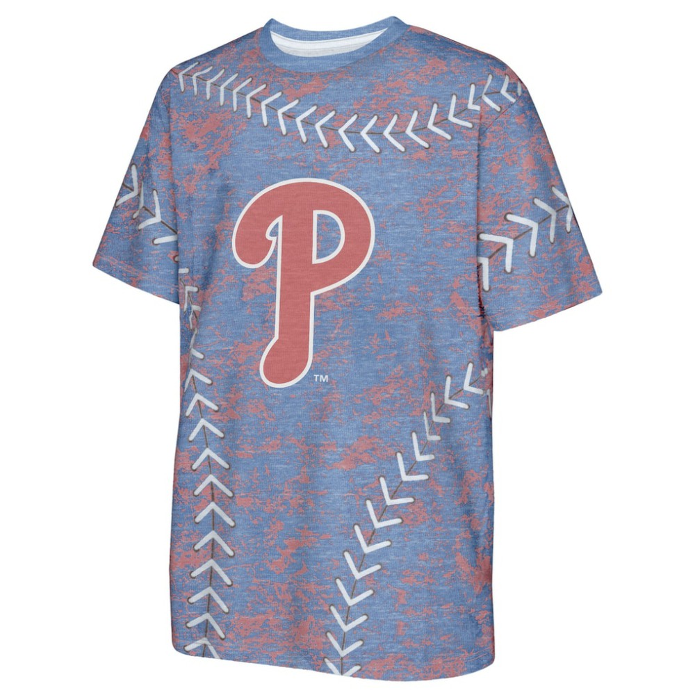 Philadelphia Phillies Youth Slide Score Bold T-Shirt Online
