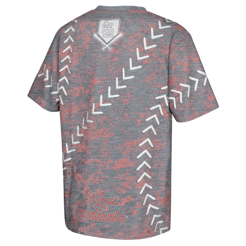 St. Louis Cardinals Youth Slide Score Bold T-Shirt Lifestyle