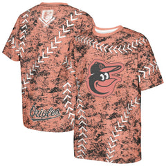 Baltimore Orioles Youth Slide Score Bold T-Shirt On Sale
