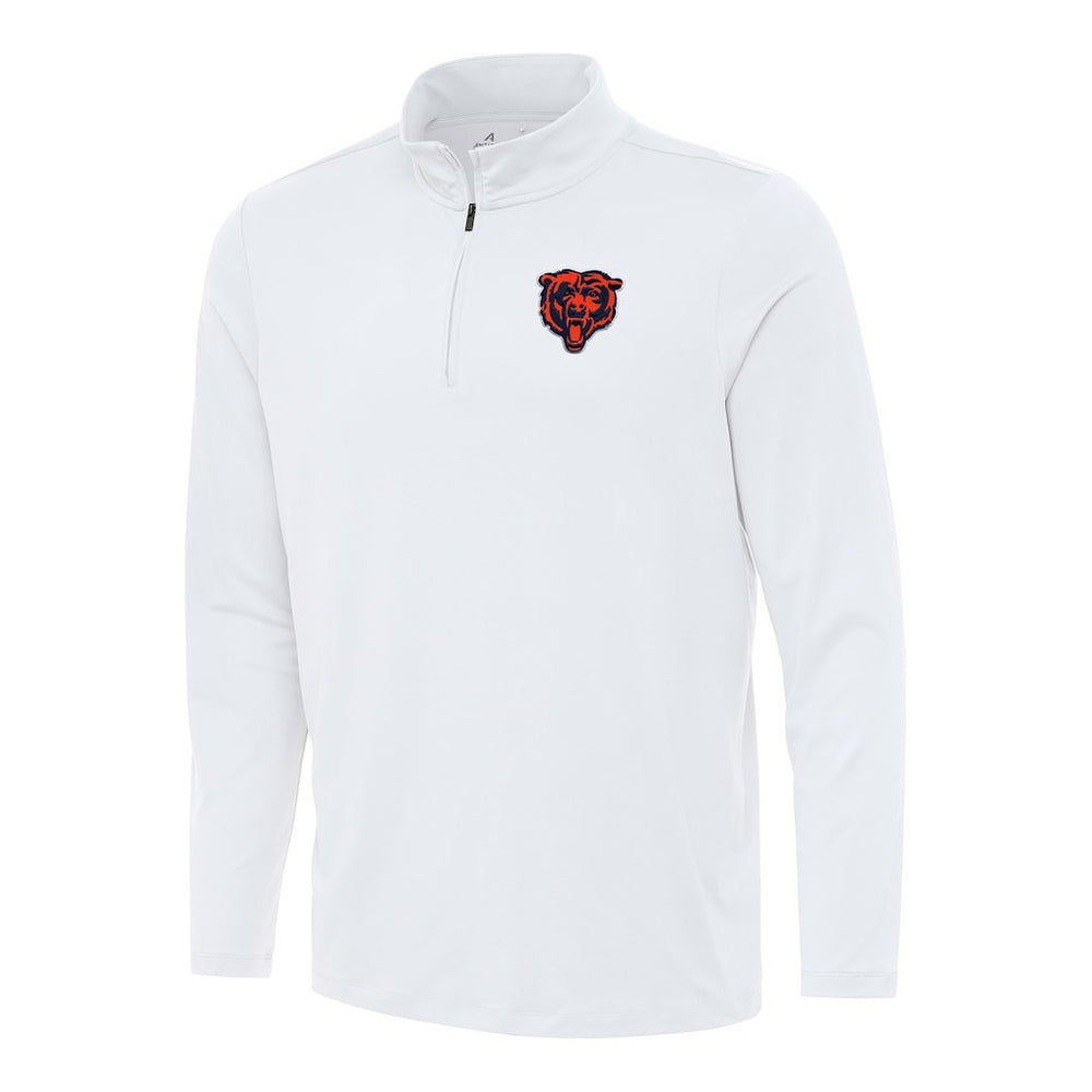 Chicago Bears Antigua Reprocess Quarter-Zip Top White - NFL