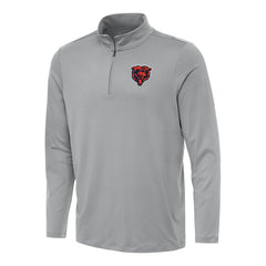 Chicago Bears Antigua Reprocess Quarter-Zip Top Gray - NFL
