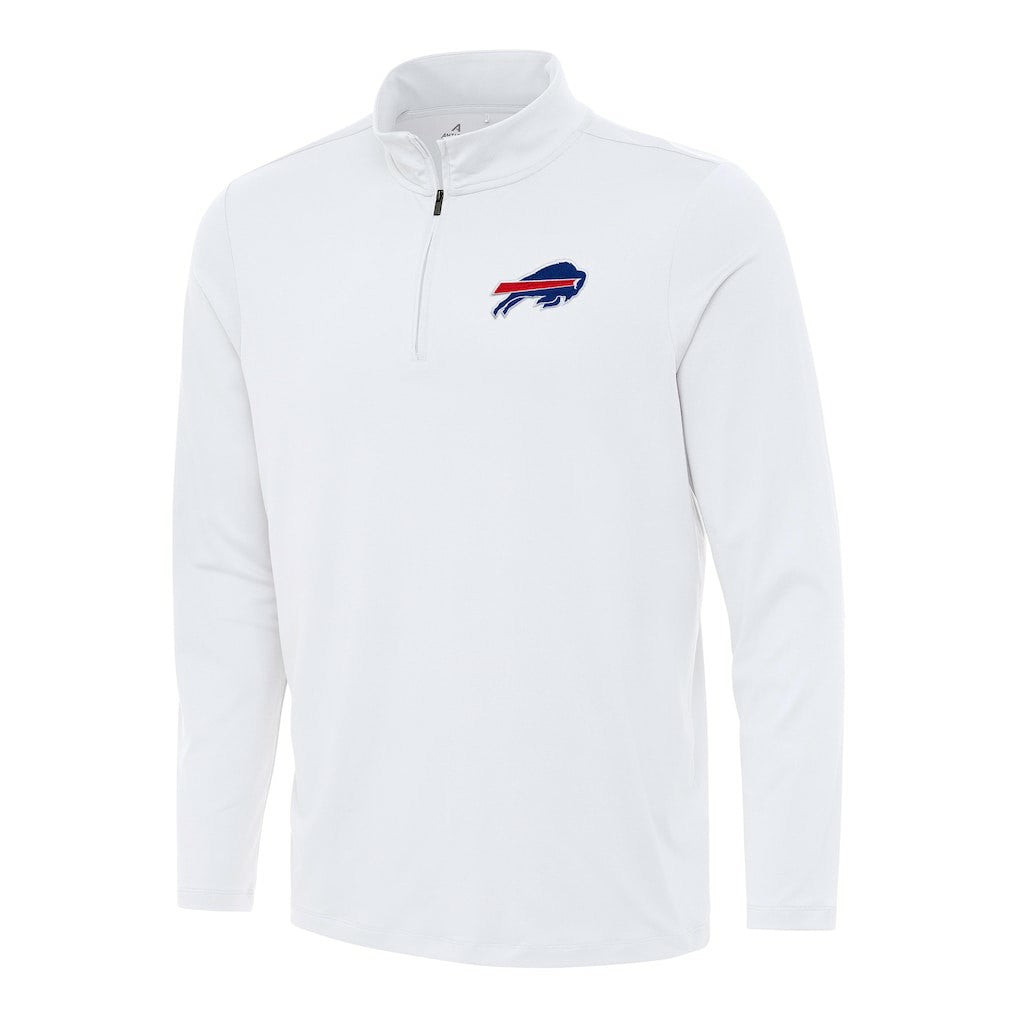 Buffalo Bills Antigua Reprocess Quarter-Zip Top White - NFL