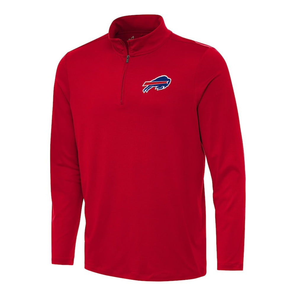 Buffalo Bills Antigua Reprocess Quarter-Zip Top Red - NFL