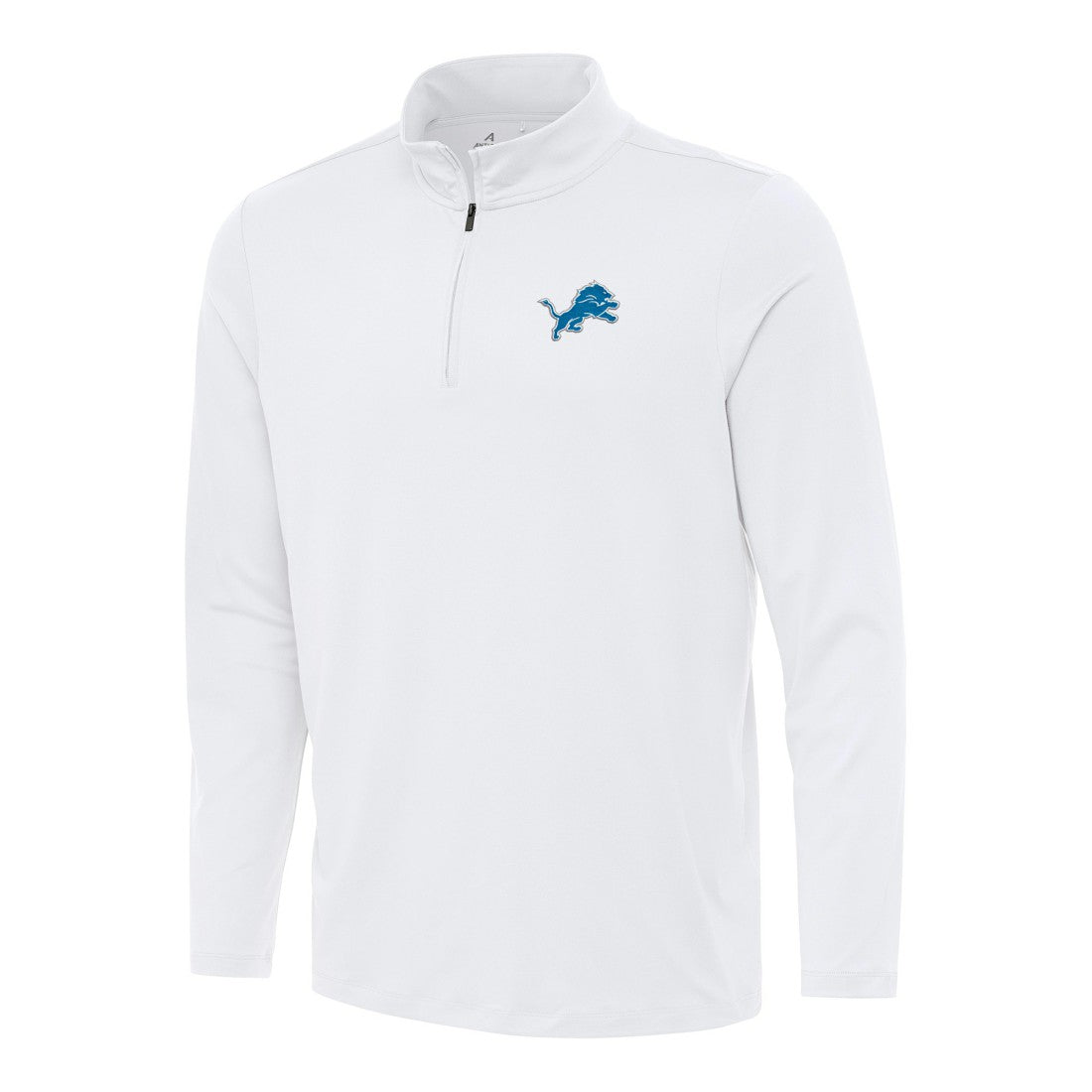 Detroit Lions Antigua Reprocess Quarter-Zip Top White - NFL