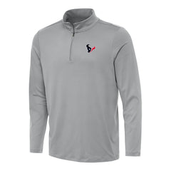 Houston Texans Antigua Reprocess Quarter-Zip Top Gray - NFL