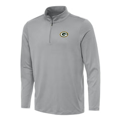 Green Bay Packers Antigua Reprocess Quarter-Zip Top Gray - NFL