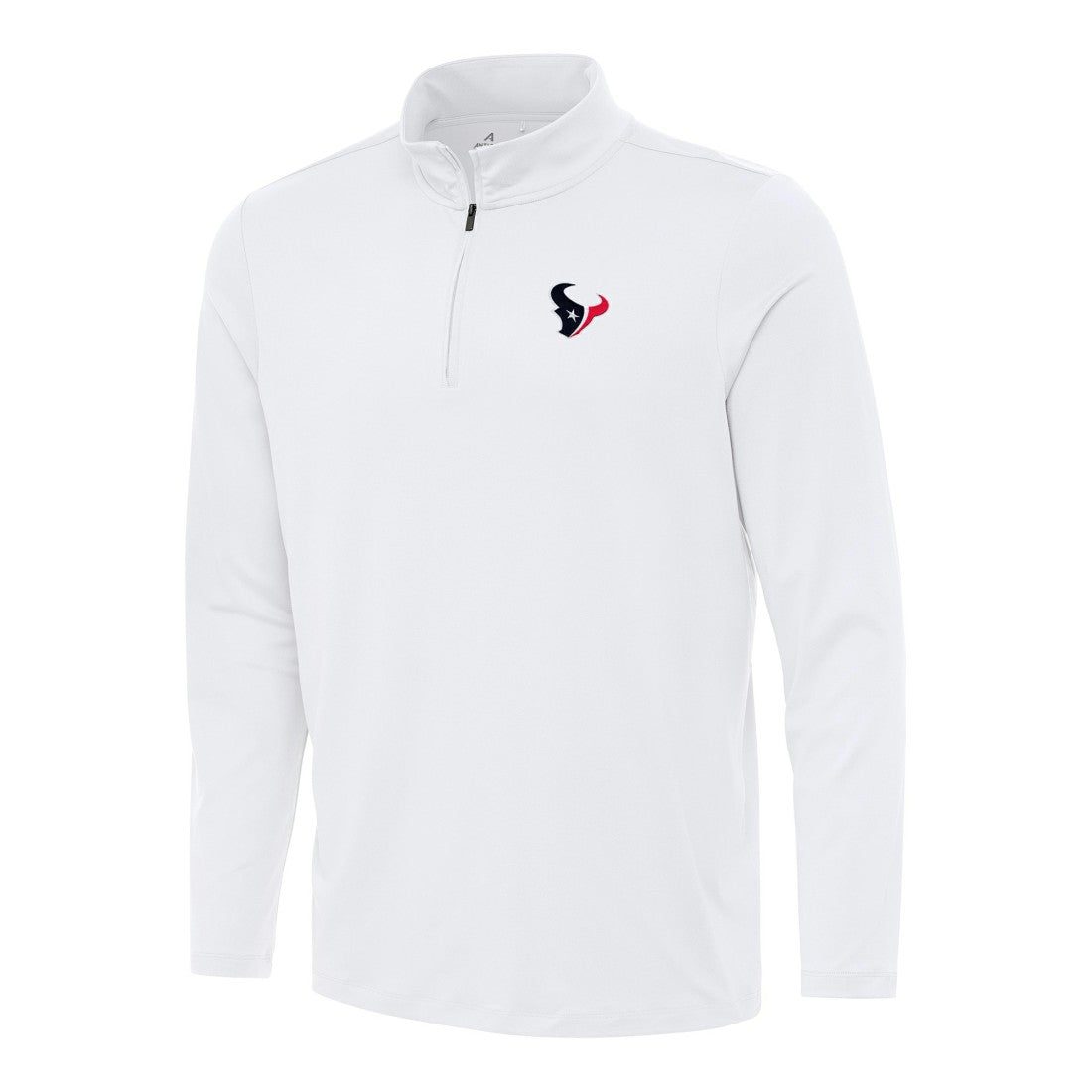 Houston Texans Antigua Reprocess Quarter-Zip Top White - NFL