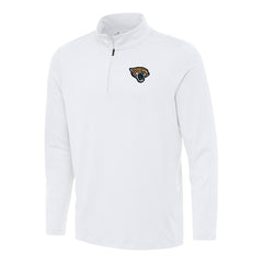 Jacksonville Jaguars Antigua Reprocess Quarter-Zip Top White - NFL