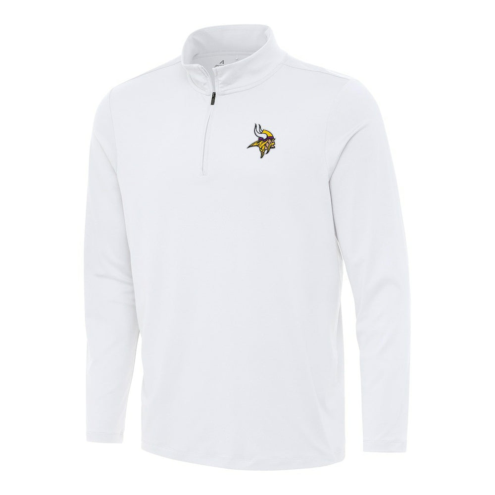 Minnesota Vikings Antigua Reprocess Quarter-Zip Top White - NFL