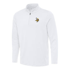 Minnesota Vikings Antigua Reprocess Quarter-Zip Top White - NFL