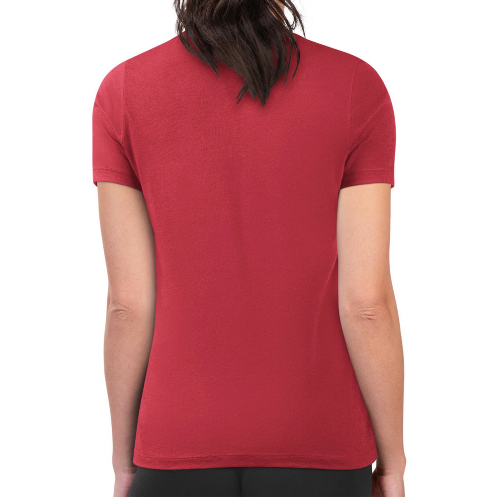 NBA - Portland Trail Blazers G-III 4Her by Carl Banks Women's Super-Slim Fit Lightweight Flowers Team Logo Graphic T-Shirt - Red