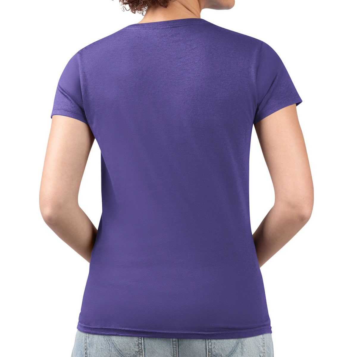 NBA - Sacramento Kings G-III 4Her by Carl Banks Women's Super-Slim Fit Lightweight Flowers Team Logo Graphic V-Neck T-Shirt - Purple