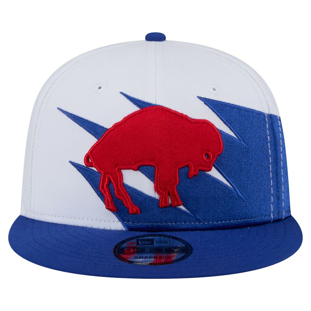 Buffalo Bills New Era Throwback Jagged 9FiFTY Snapback Hat Royal - NFL