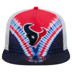 Houston Texans New Era Throwback Dye Golfer Snapback Hat Red/Navy - NFL
