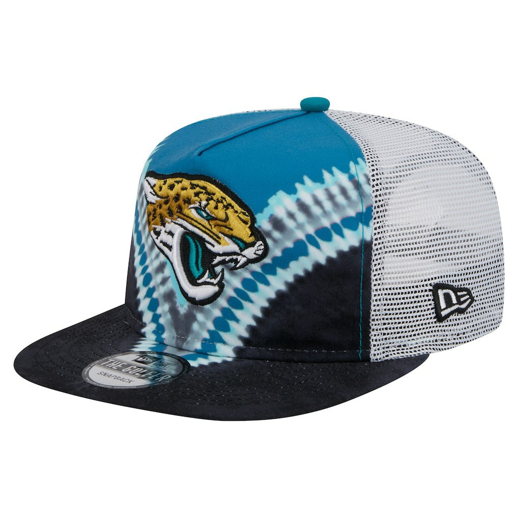 Jacksonville Jaguars New Era Throwback Dye Golfer Snapback Hat Teal/Black - NFL