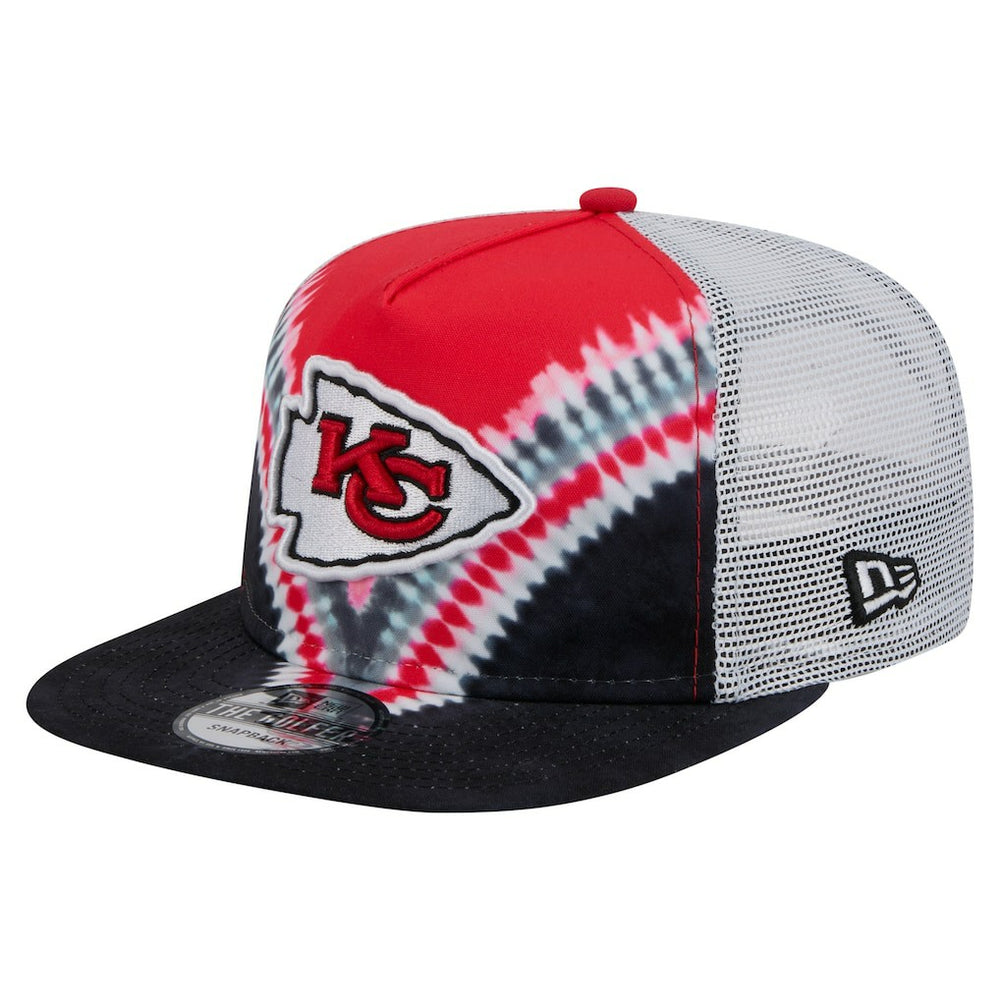 Kansas City Chiefs New Era Throwback Dye Golfer Snapback Hat Red/Black - NFL