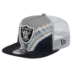 Las Vegas Raiders New Era Throwback Dye Golfer Snapback Hat Gray/Black - NFL