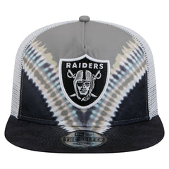 Las Vegas Raiders New Era Throwback Dye Golfer Snapback Hat Gray/Black - NFL