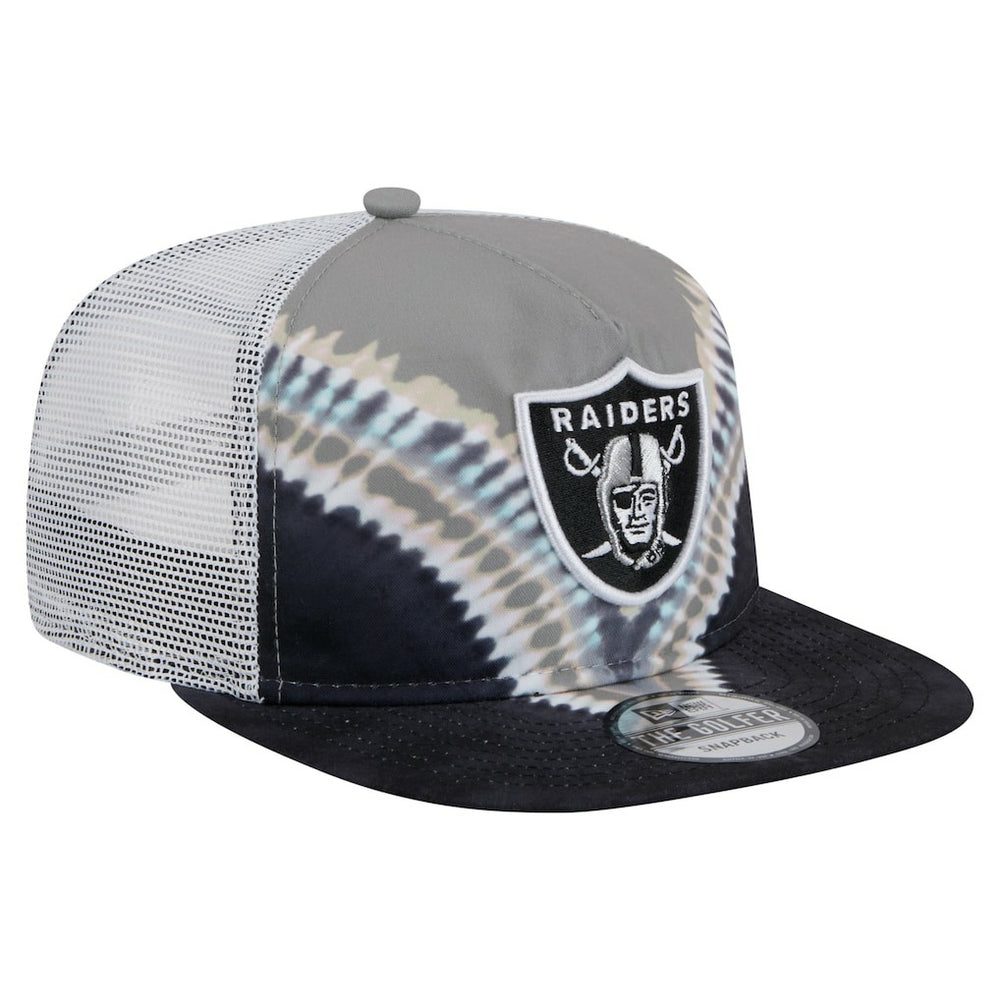 Las Vegas Raiders New Era Throwback Dye Golfer Snapback Hat Gray/Black - NFL